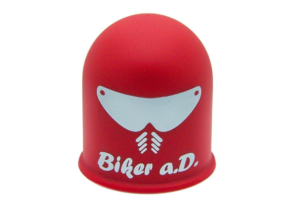 Schutzkappe Anhängerkupplung Biker a.D. Helm Visier Motorrad Mofa Biker rot Schutzkappe Anhängerkupplung Biker a.D. Helm Visier Motorrad Mofa Biker rot von The Coupling Caps