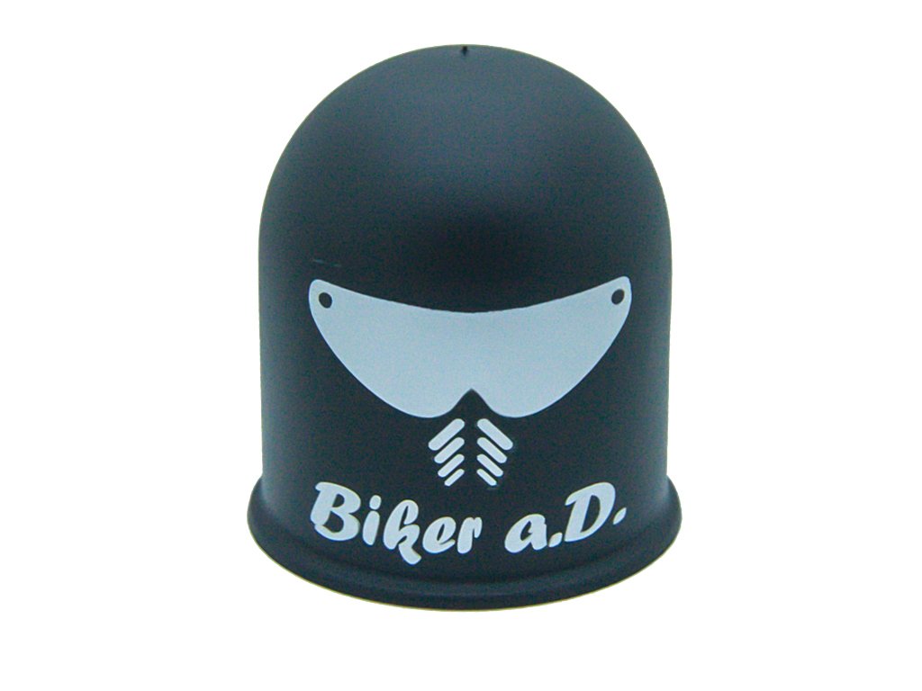 Schutzkappe Anhängerkupplung Biker a.D. Helm Visier Motorrad Mofa Biker schwarz Schutzkappe Anhängerkupplung Biker a.D. Helm Visier Motorrad Mofa Biker schwarz von The Coupling Caps