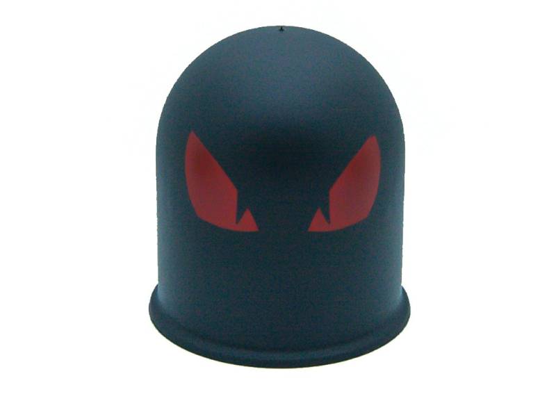 Schutzkappe Anhängerkupplung Dämon Teufel Evil Eye Cap 1 / Böser Blick 1 rot von The Coupling Caps