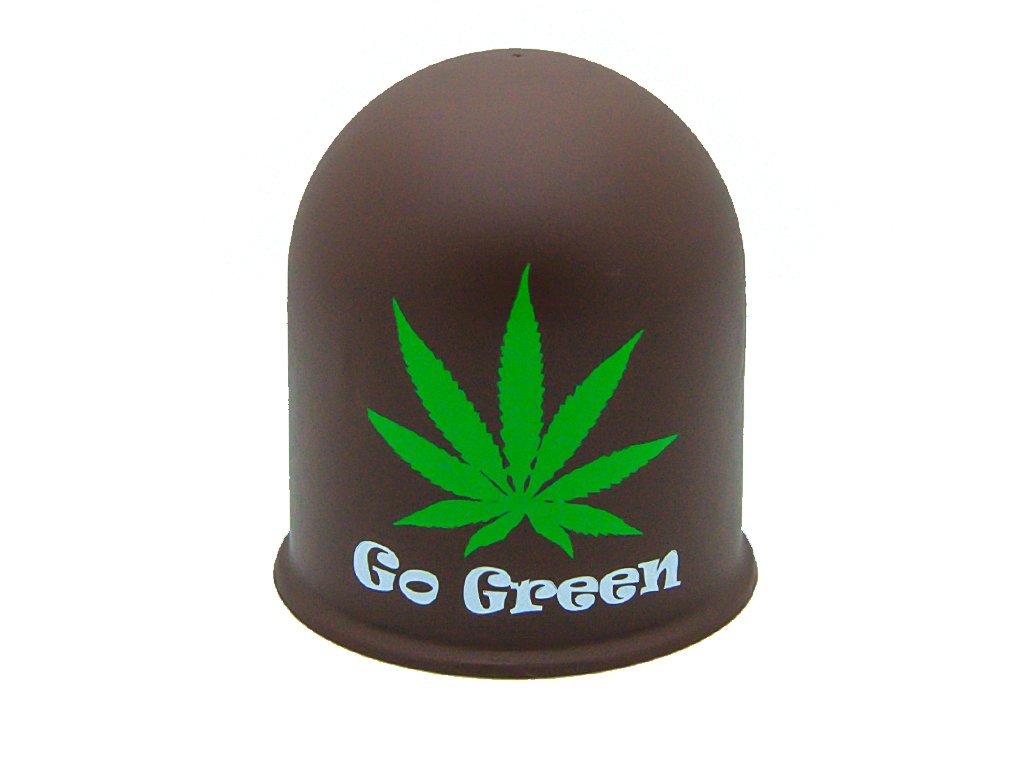 Schutzkappe Anhängerkupplung Marihuana Cannabis Hanf Hanfblatt Go Green braun Schutzkappe Anhängerkupplung Marihuana Cannabis Hanf Hanfblatt Go Green braun von The Coupling Caps