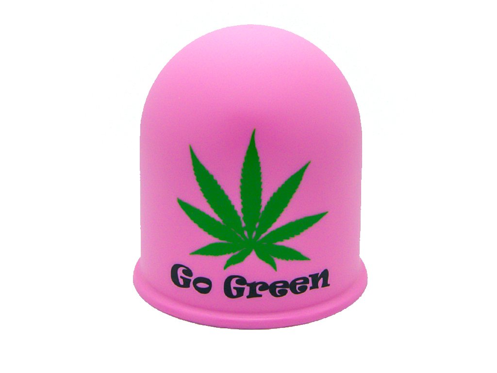 Schutzkappe Anhängerkupplung Marihuana Cannabis Hanf Hanfblatt Go Green rosa Schutzkappe Anhängerkupplung Marihuana Cannabis Hanf Hanfblatt Go Green rosa von The Coupling Caps