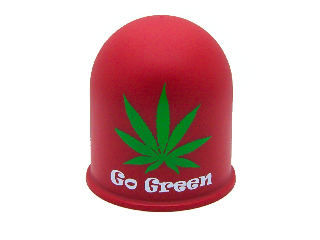 Schutzkappe Anhängerkupplung Marihuana Cannabis Hanf Hanfblatt Go Green rot Schutzkappe Anhängerkupplung Marihuana Cannabis Hanf Hanfblatt Go Green rot von The Coupling Caps
