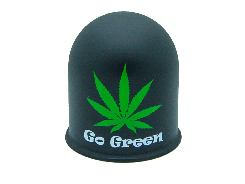 Schutzkappe Anhängerkupplung Marihuana Cannabis Hanf Hanfblatt Go Green schwarz Schutzkappe Anhängerkupplung Marihuana Cannabis Hanf Hanfblatt Go Green schwarz von The Coupling Caps