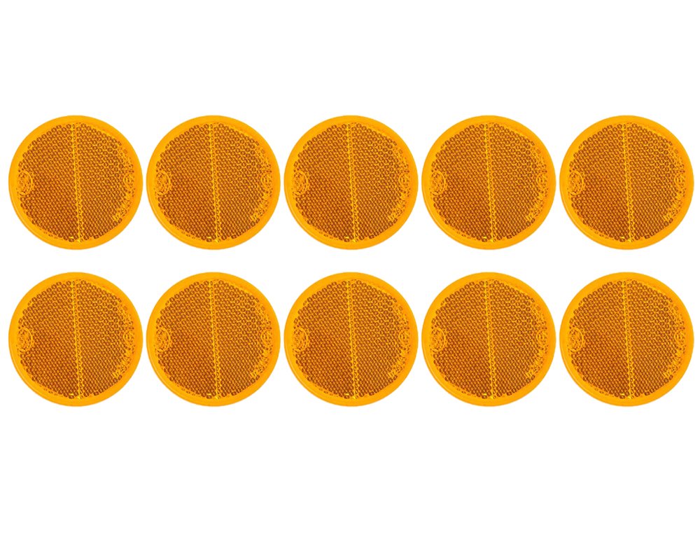 10x Reflektor orange 60mm selbstklebend 10x Reflektor orange 60mm selbstklebend von The Drive
