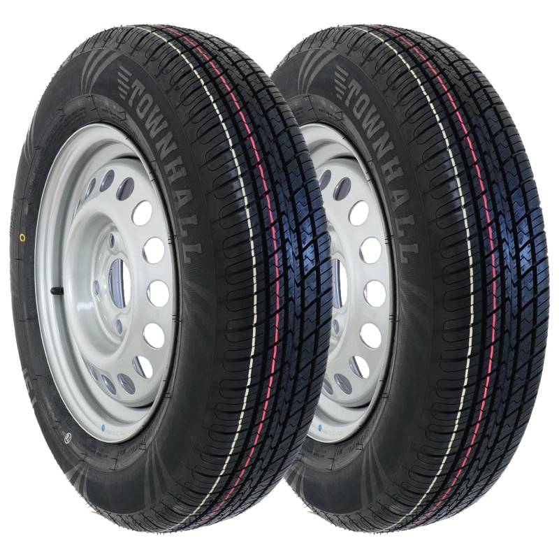 2 Kompletträder für Anhänger 155/80R13 84N mit Felge 4x100 4Jx13 ET30 | Reifen | Rad | Set von The Drive