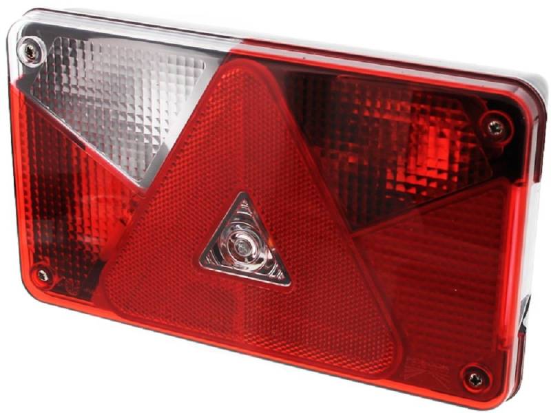 The Drive | Anhänger Rückleuchte | Aspöck Multipoint V 5 | Linkes Rücklicht/Fahrerseite | 8-poliger Bajonett-Anschluss | 24-8550-007 | Rücklichter für PKW-Anhänger, Trailer & Wohnwagen von The Drive