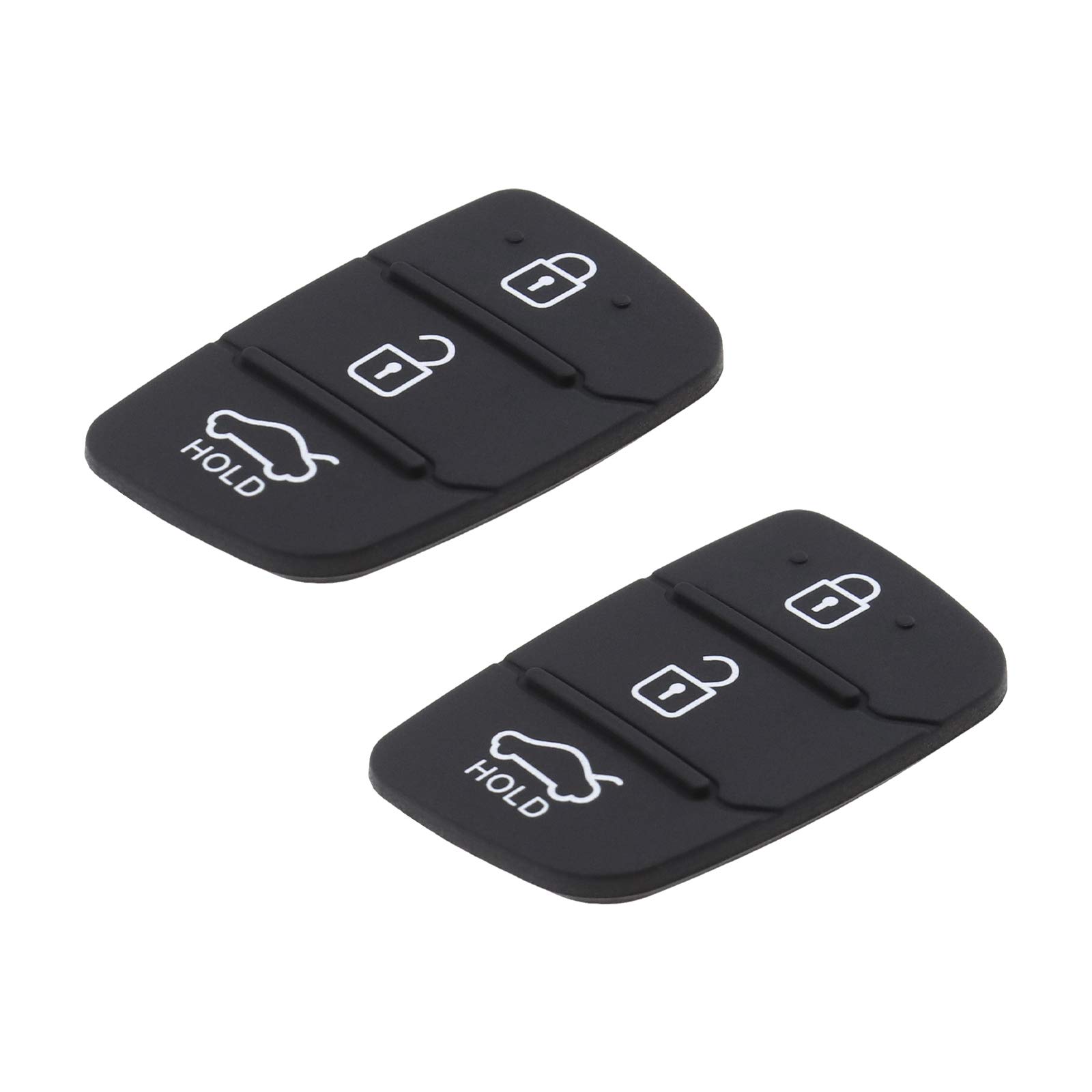 2 x Autoschlüsselanhänger aus Gummi, automatische 3 Tasten, für i10 i20 i30 ix35 ix45 2 x Autoschlüsselanhänger aus Gummi, automatische 3 Tasten, für i10 i20 i30 ix35 ix45 von The Lord of the Tools