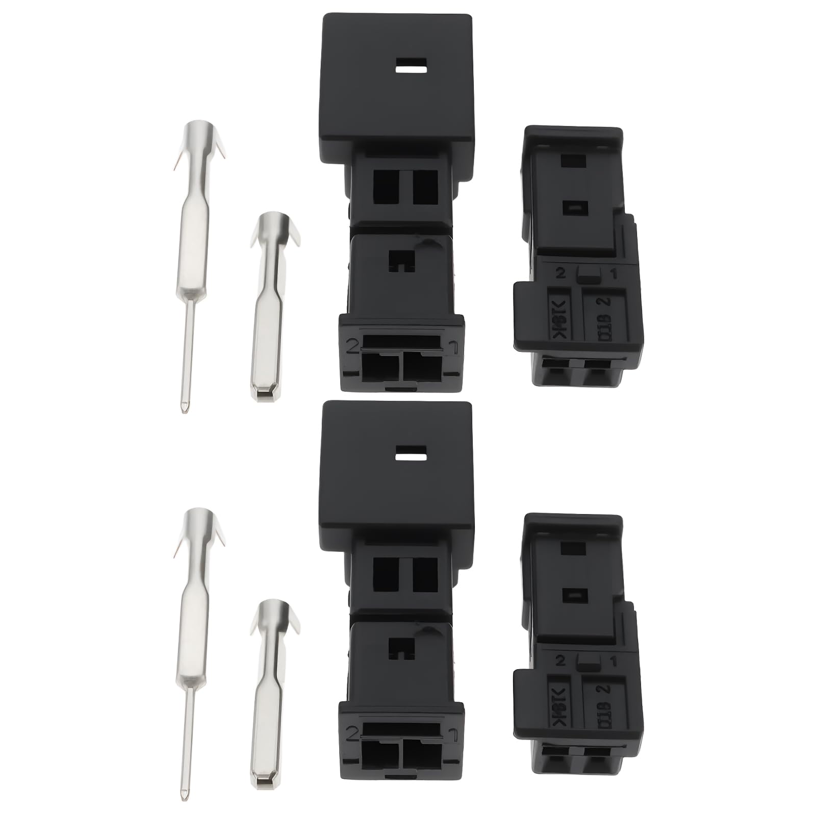 The Lord of the Tools 2 Paar MQS Crimpbuchsen Und -stecker 1-1718333-1 8373575 Kompatibel mit BMW von The Lord of the Tools