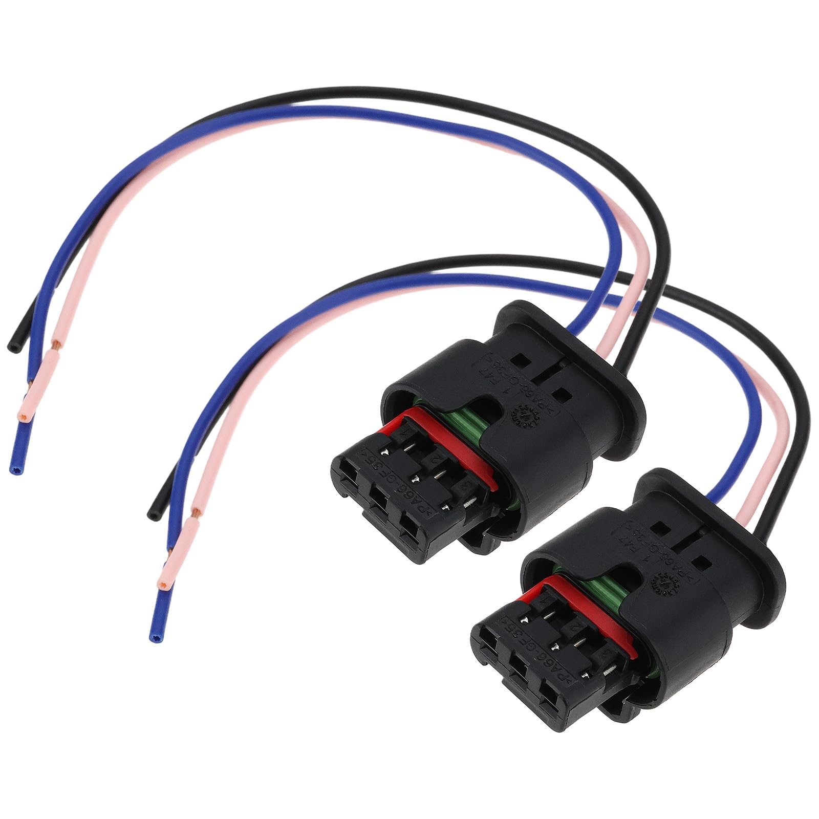 The Lord of the Tools 2 Stück 3 Pins Auto PDC Parksensor Stecker Stecker Kabelbaum 1488991-1 Kompatibel mit Land Rover von The Lord of the Tools