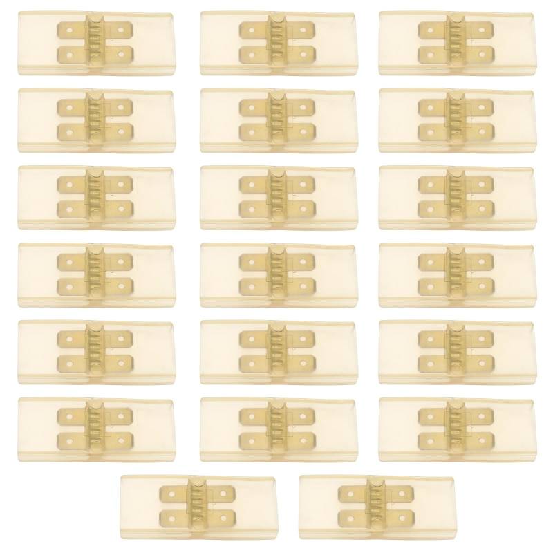 The Lord of The Tools 20 Sets 6,3 mm Flachsteckhülsen mit Isolierhülsen Vier Inline-6,3 mm männliche Flachsteckklemmen Elektrisches Zubehör 52 x 21 x 7 mm von The Lord of the Tools