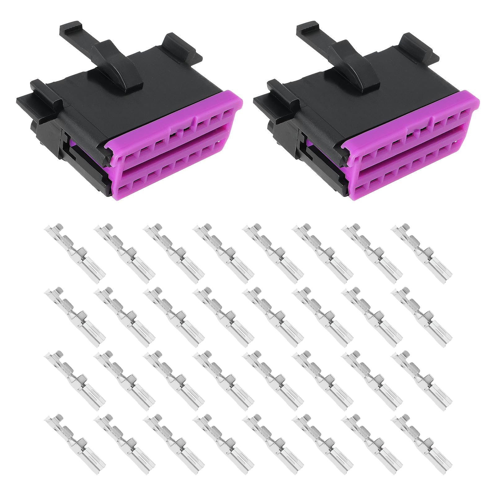 The Lord of the Tools 2PCS 16-poliger OBD 2 Stecker Ersatzteil 8D0972695 Kompatibel mit VW Kompatibel mit Audi Kompatibel mit Skoda Fahrzeugen OBD 2 Reparatursatz The Lord of the Tools 2PCS 16-poliger OBD 2 Stecker Ersatzteil 8D0972695 Kompatibel mit VW Kompatibel mit Audi Kompatibel mit Skoda Fahrzeugen OBD 2 Reparatursatz von The Lord of the Tools