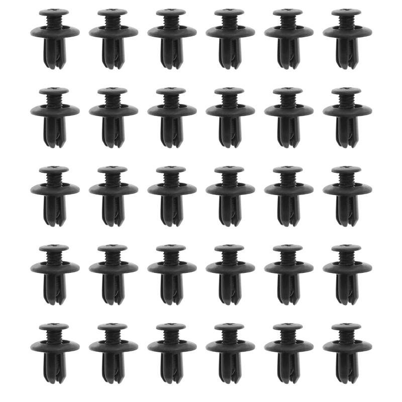 The Lord of the Tools 30 Stück 8Mm Kunststoff-Nietplattenclips 992650625 9046706017 8659028000 Spreiznieten Befestigungsclips Push-Typ-Halterung für Auto-Frontstoßstange Kotflügel-Körperverkleidung von The Lord of the Tools