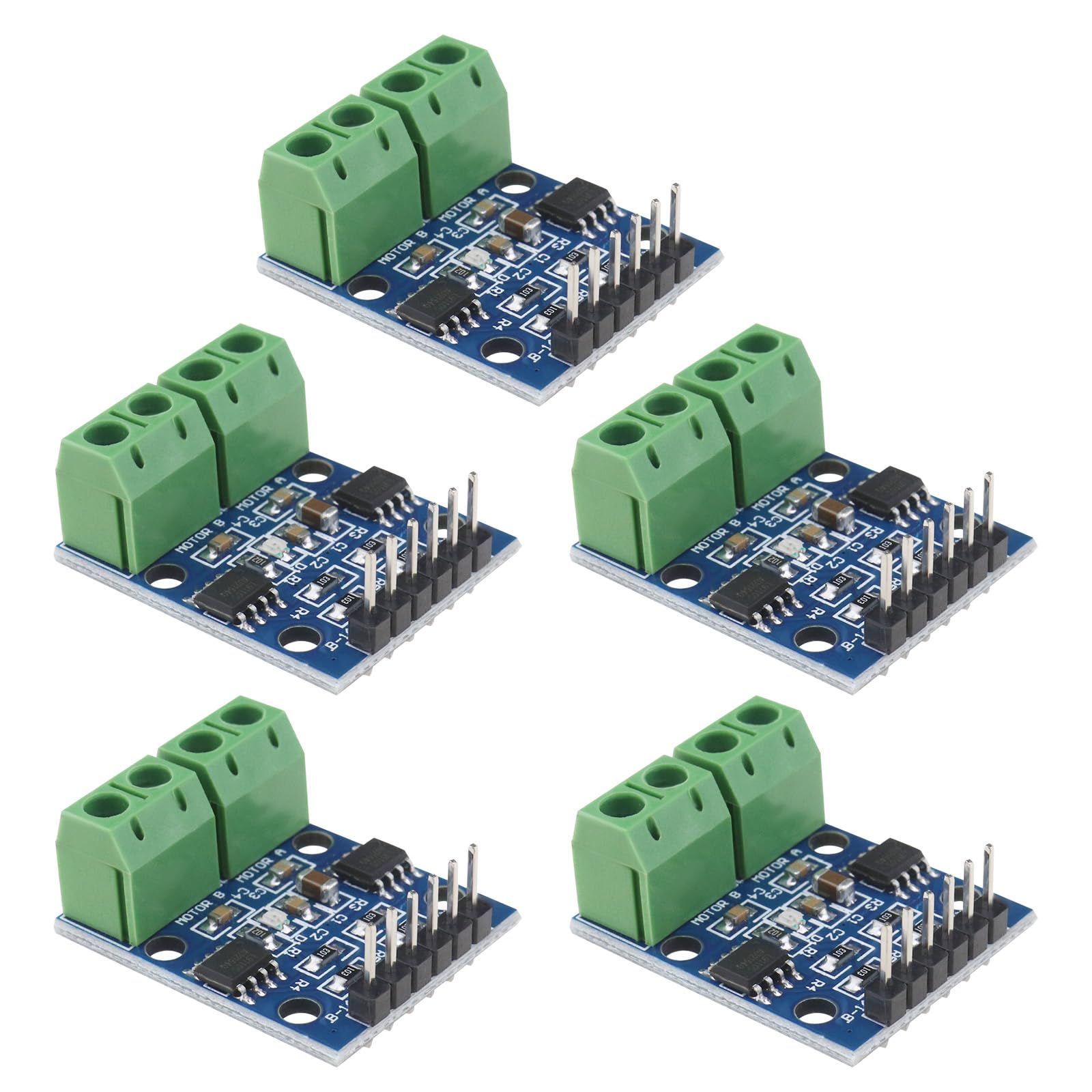 The Lord of the Tools 5 Stück L9110S Motortreibermodul H-Brücke Dual DC Motor Schrittmodul Motortreiber Controller Board Dual Channel Motortreibermodul The Lord of the Tools 5 Stück L9110S Motortreibermodul H-Brücke Dual DC Motor Schrittmodul Motortreiber Controller Board Dual Channel Motortreibermodul von The Lord of the Tools