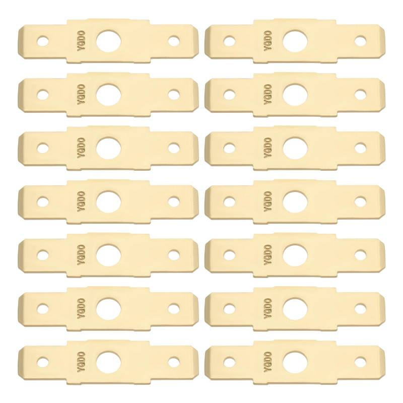 The Lord of the Tools 50 Stück 6,3mm Messing Doppel Spaten Anschlussklemme mit 4,2mm Loch PCB Leiterplattenstecker Schweißklemmen Ersatzteile von The Lord of the Tools