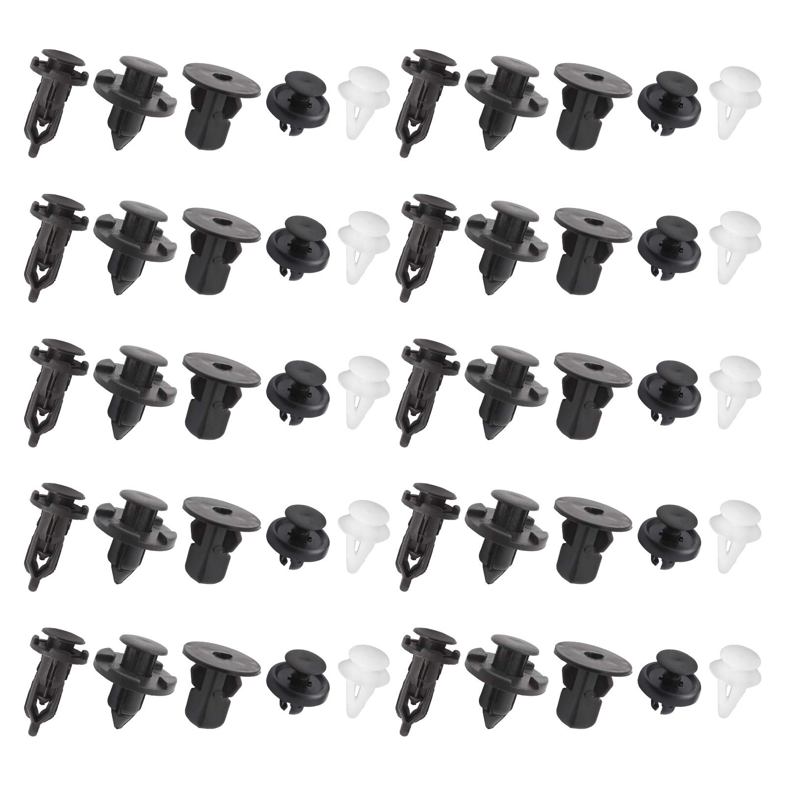 The Lord of the Tools 50 x Auto Zierleisten Clips Stoßstange Panel Radlauf Push Nieten Sicherungsmutter Fastener Retainers 90044-68320 52161-02020 90467-10183 67771-02030 90189-06013 The Lord of the Tools 50 x Auto Zierleisten Clips Stoßstange Panel Radlauf Push Nieten Sicherungsmutter Fastener Retainers 90044-68320 52161-02020 90467-10183 67771-02030 90189-06013 von The Lord of the Tools
