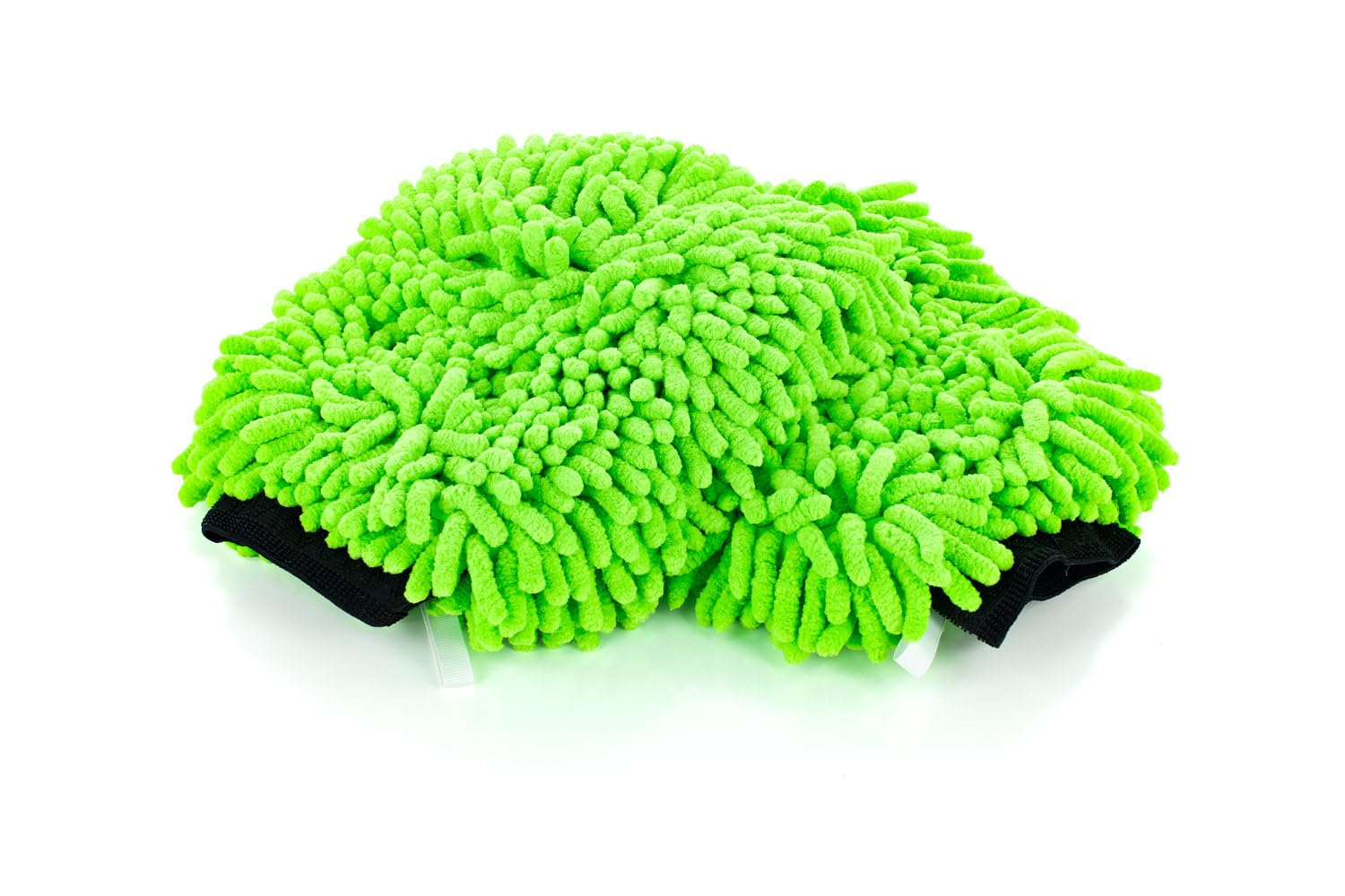 The Rag Company - Hochwertige Chenille-Mikrofaser-Waschhandschuhe – perfekt für Autowäsche und Detaillierung; kratzfest, fusselfrei, doppelseitig, plüschig und saugfähig; Limettengrün (2er-Pack) von The Rag Company