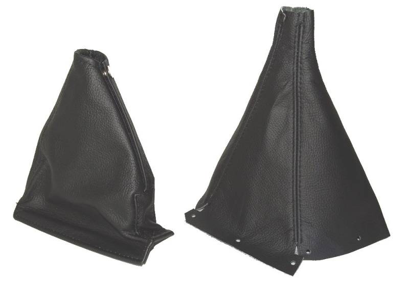 Für Nissan Skyline R33 1993–1998 Gear & Handbremsmanschette schwarz Leder von The Tuning-Shop