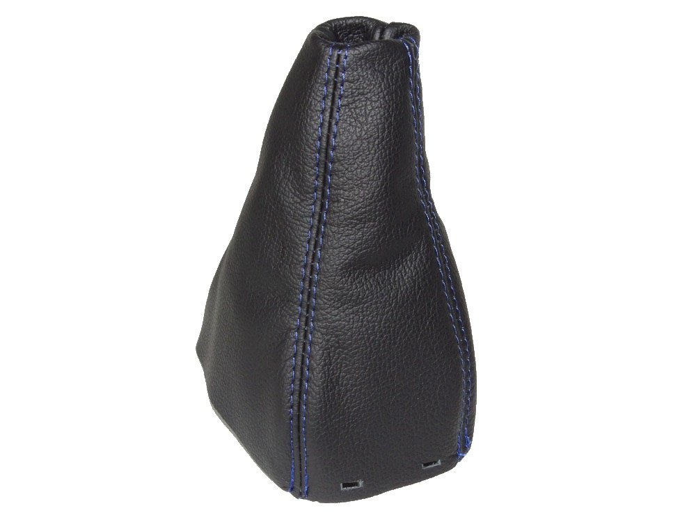 Für Saab 9–3 93 SS 2003 + manuell Schaltsack Schaltsack schwarz Italienisches Leder mit Blau Stich Für Saab 9–3 93 SS 2003 + manuell Schaltsack Schaltsack schwarz Italienisches Leder mit Blau Stich von The Tuning-Shop