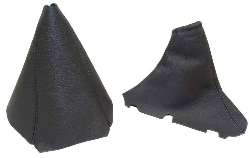 Für Volvo V70 2004–07 Gear & Handbremsmanschette anthrazit Leder von The Tuning-Shop