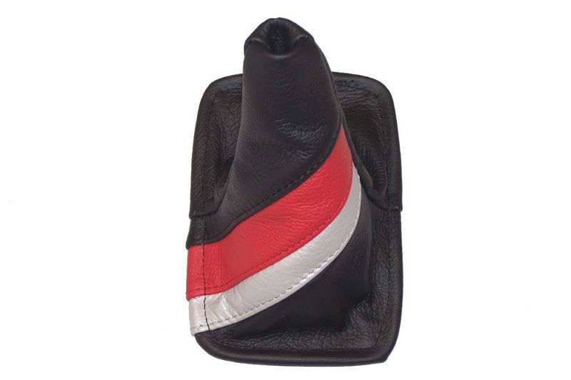 Schaltsack Für Toyota Celica 1994–98; schwarz Italienisches Leder TRD Racing Style Strieifen von The Tuning-Shop