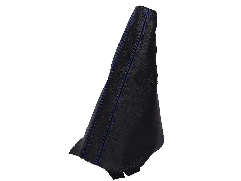 The Tuning-Shop Ltd Handbremsmanschette kompatibel mit Opel Tigra B TwinTop Leder verschiedene Naht Farbe wählbar (blaue Naht) von The Tuning-Shop
