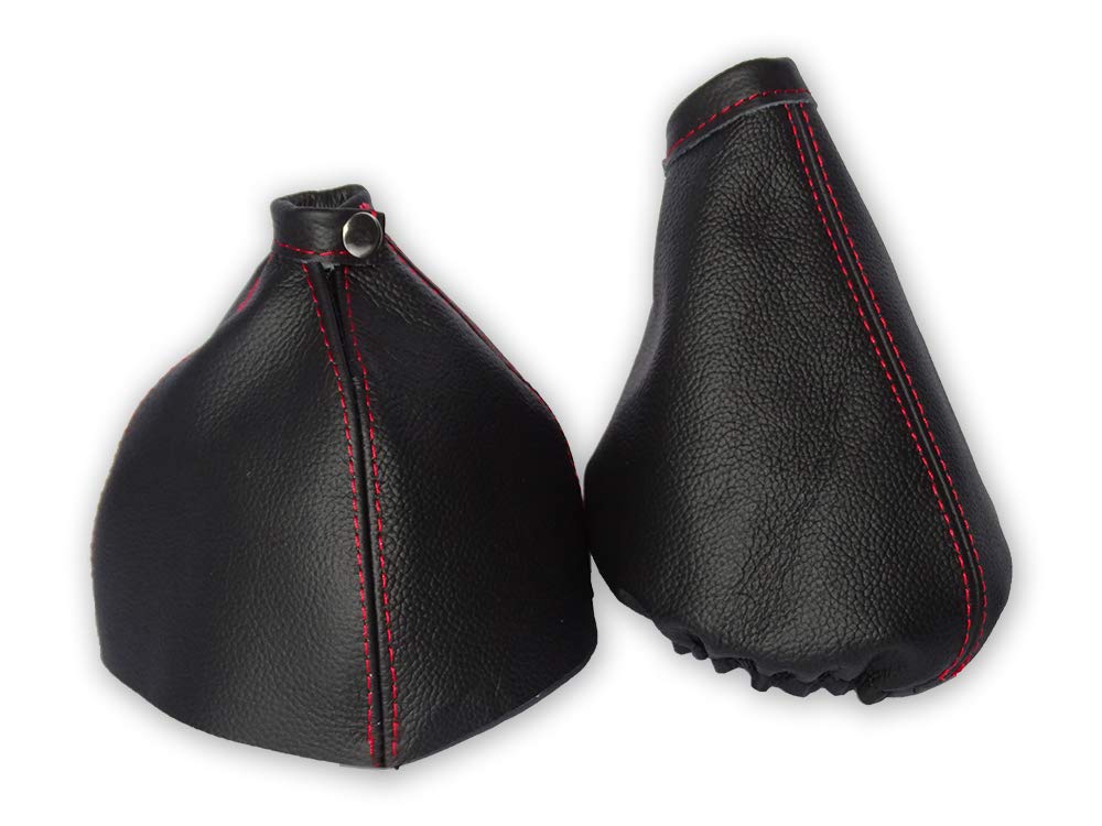 The Tuning-Shop Ltd Schaltsack Handbremsmanschette kompatibel mit Alfa Romeo Spider Leder rote Naht The Tuning-Shop Ltd Schaltsack Handbremsmanschette kompatibel mit Alfa Romeo Spider Leder rote Naht von The Tuning-Shop