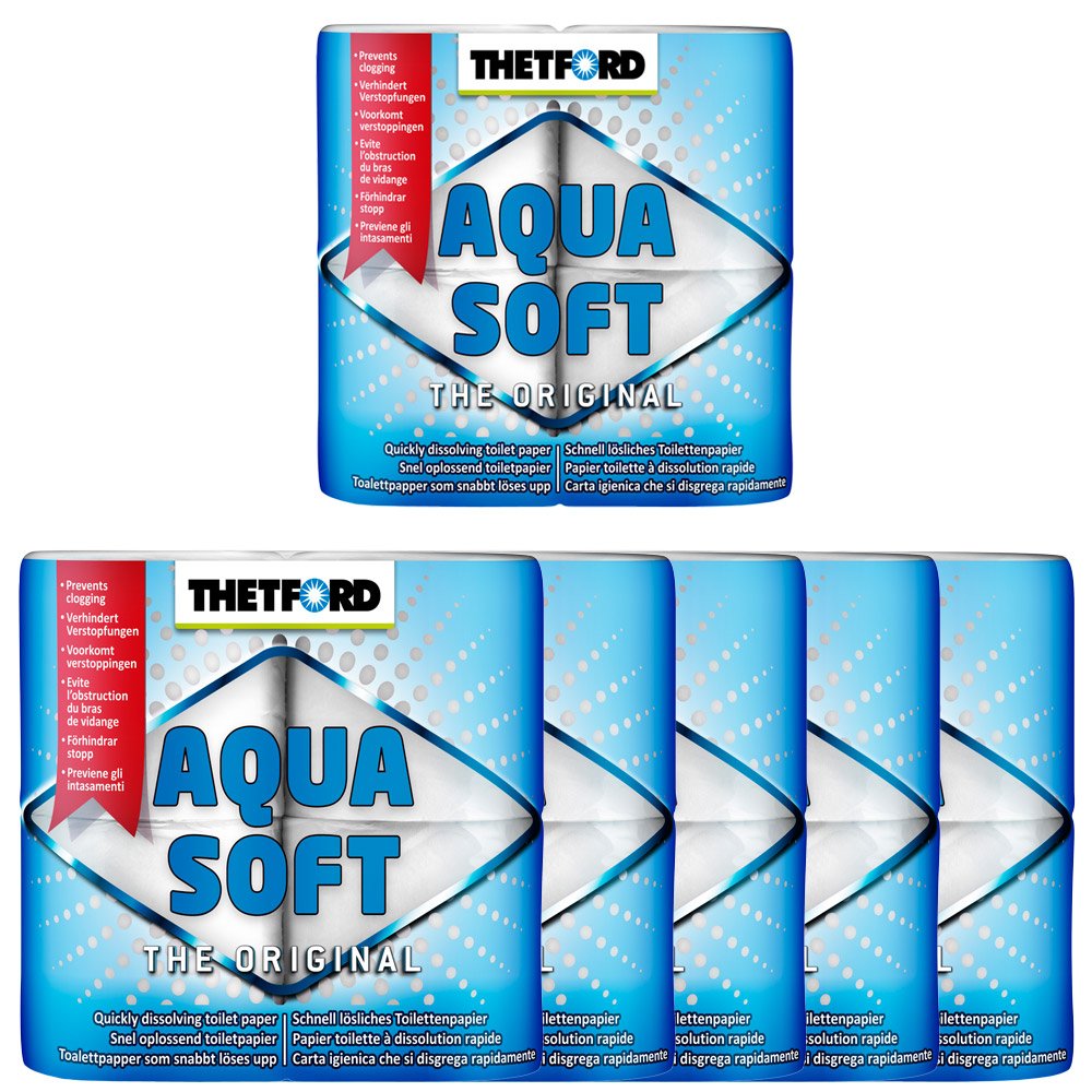 Aqua-Soft-Toilettenpapier, 6 Stück von Thetford