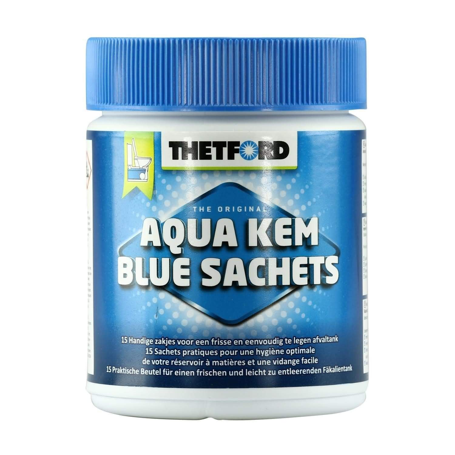 Thetford 301/203 Aqua Kem Blue Sachets, 1er pack (15 x 25 g) von Thetford