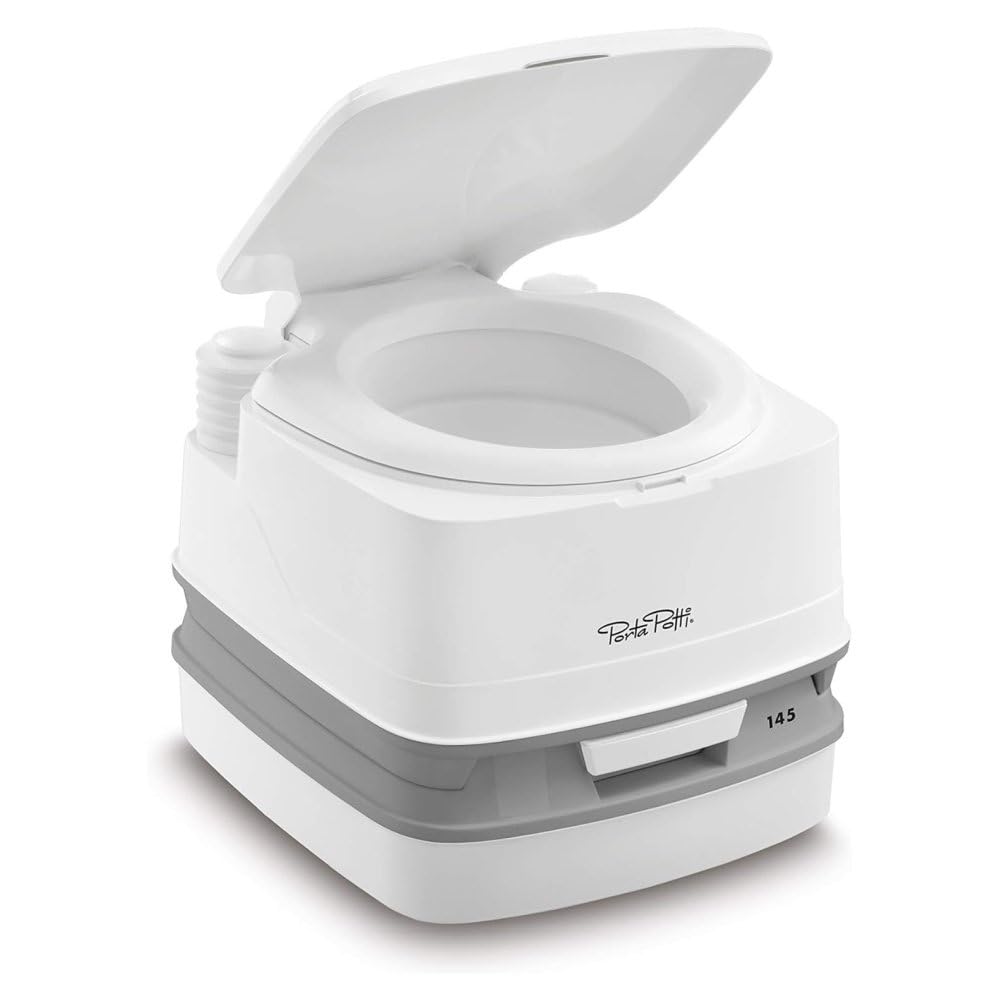 Thetford 92802 Porta Potti 145 Tragbare Toilette Qube, Weiß-Grau, 330 x 383 x 427 mm Thetford 92802 Porta Potti 145 Tragbare Toilette Qube, Weiß-Grau, 330 x 383 x 427 mm von Thetford