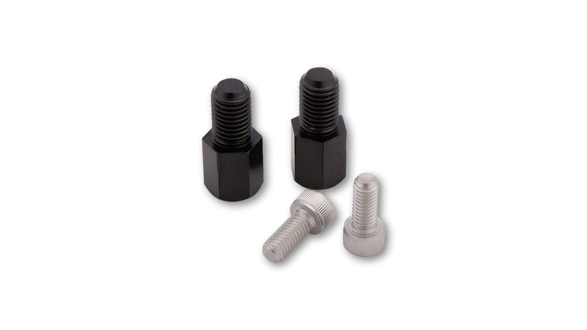 Thoger SHIN YO Adapter Set Spiegel Lenkerenden Supermoto Superbike M10 auf M6 Rechts Kit Thoger SHIN YO Adapter Set Spiegel Lenkerenden Supermoto Superbike M10 auf M6 Rechts Kit von Thoger