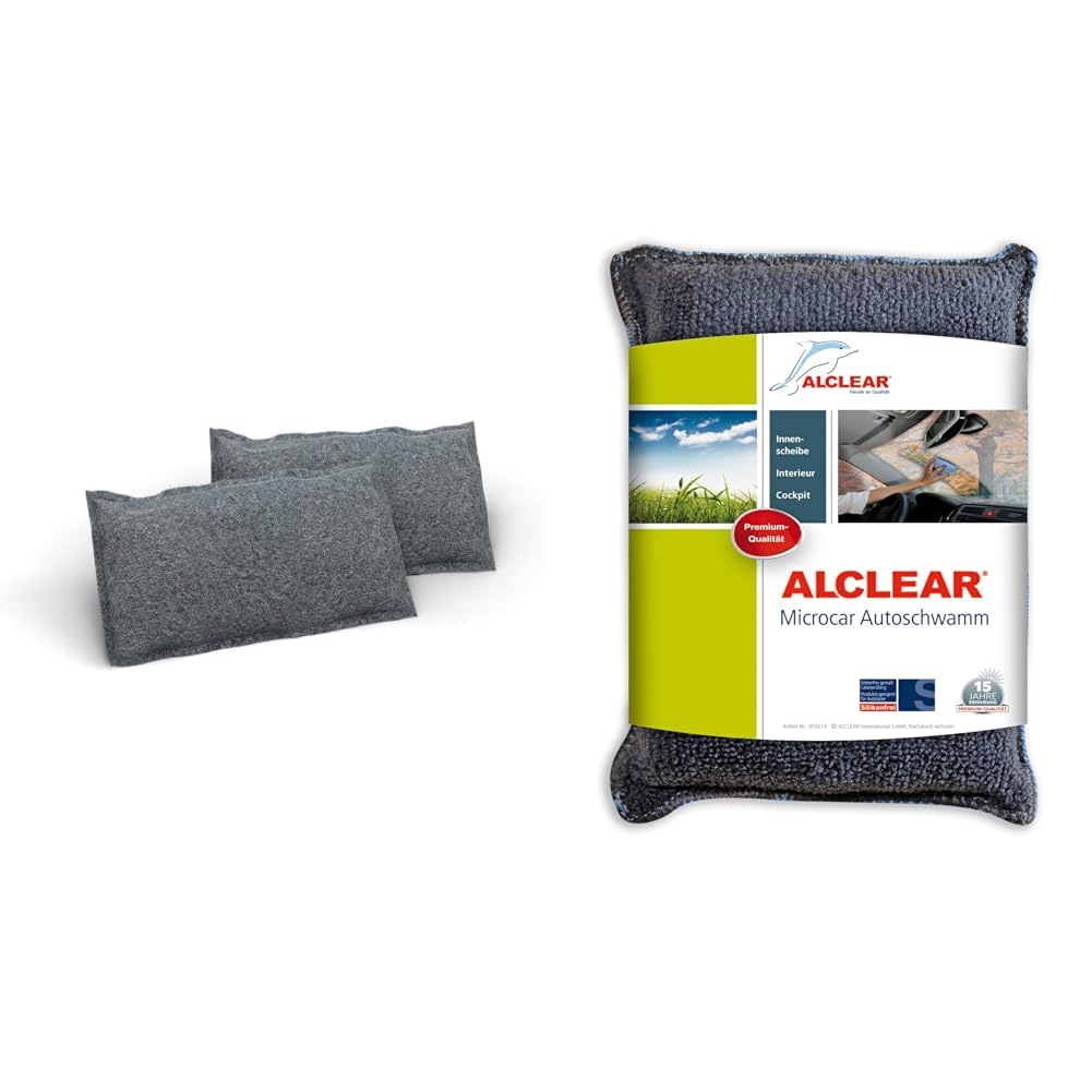 Thomar airdry Duo Auto-Entfeuchter 2er Set, 2 x 600g Luftentfeuchter wiederverwendbar, Schützt vor beschlagenen Auto-Scheiben & ALCLEAR 950014 Ultra-Microfaser Autoschwamm Microcar, anthrazit-blau Thomar airdry Duo Auto-Entfeuchter 2er Set, 2 x 600g Luftentfeuchter wiederverwendbar, Schützt vor beschlagenen Auto-Scheiben & ALCLEAR 950014 Ultra-Microfaser Autoschwamm Microcar, anthrazit-blau von Thomar