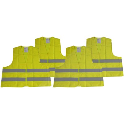 Thomatex 4x Warnweste-Rolle nach EN 20471 gelb im Textilbeutel Thomatex 4x Warnweste-Rolle nach EN 20471 gelb im Textilbeutel von Thomatex