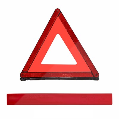 Thomatex Warndreieck R 27 ECE - rot mit Klettband 430 x 45 x 30 mm von Thomatex