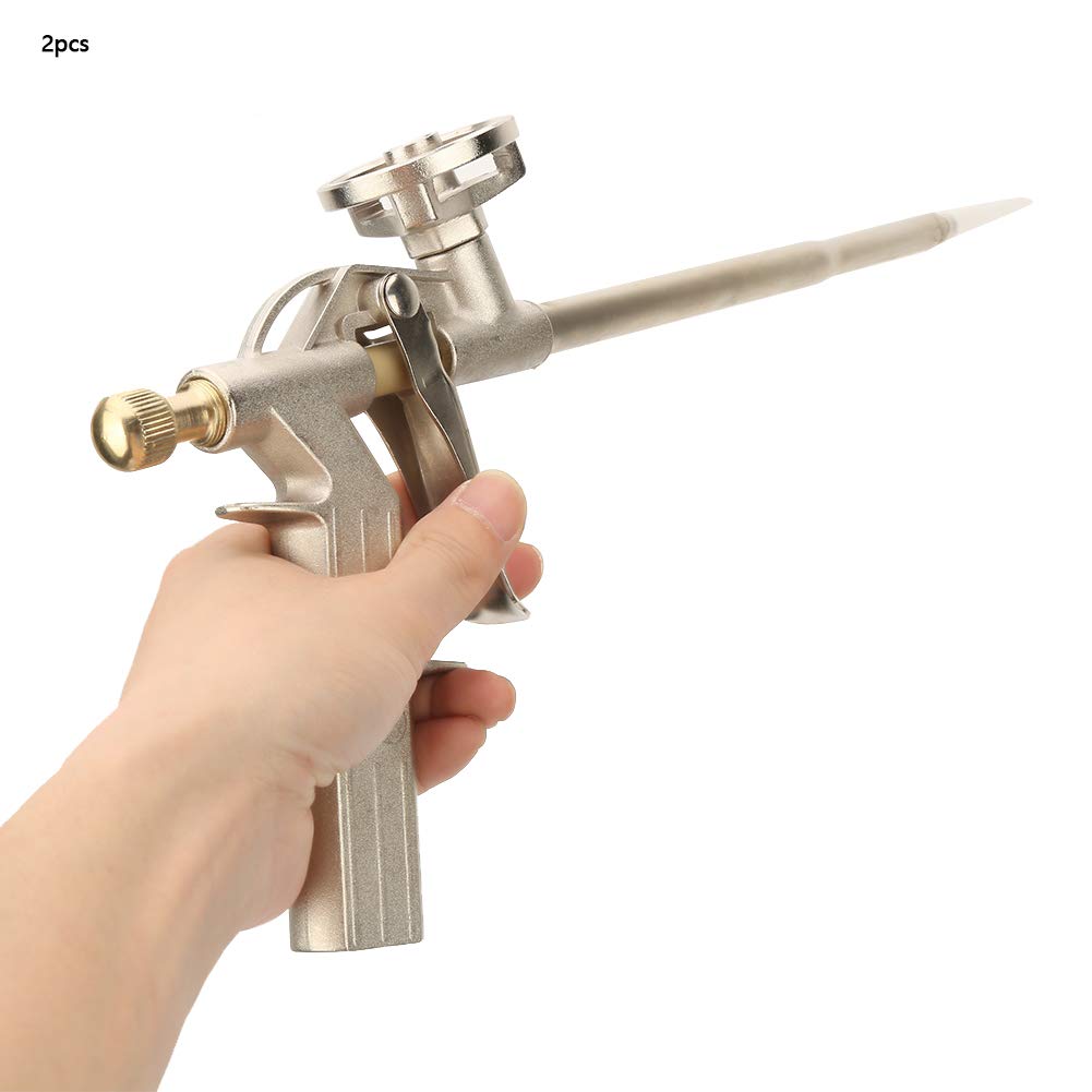 Thonlai Foam Applicator Pistole, Aluminiumlegierungspray -Sprühschaum Expandierende Waffenfülldichtspender -Pistole, 2pc Aluminiumlegierungsisolierung Applikator mit Professionellen Thonlai Foam Applicator Pistole, Aluminiumlegierungspray -Sprühschaum Expandierende Waffenfülldichtspender -Pistole, 2pc Aluminiumlegierungsisolierung Applikator mit Professionellen von Thonlai