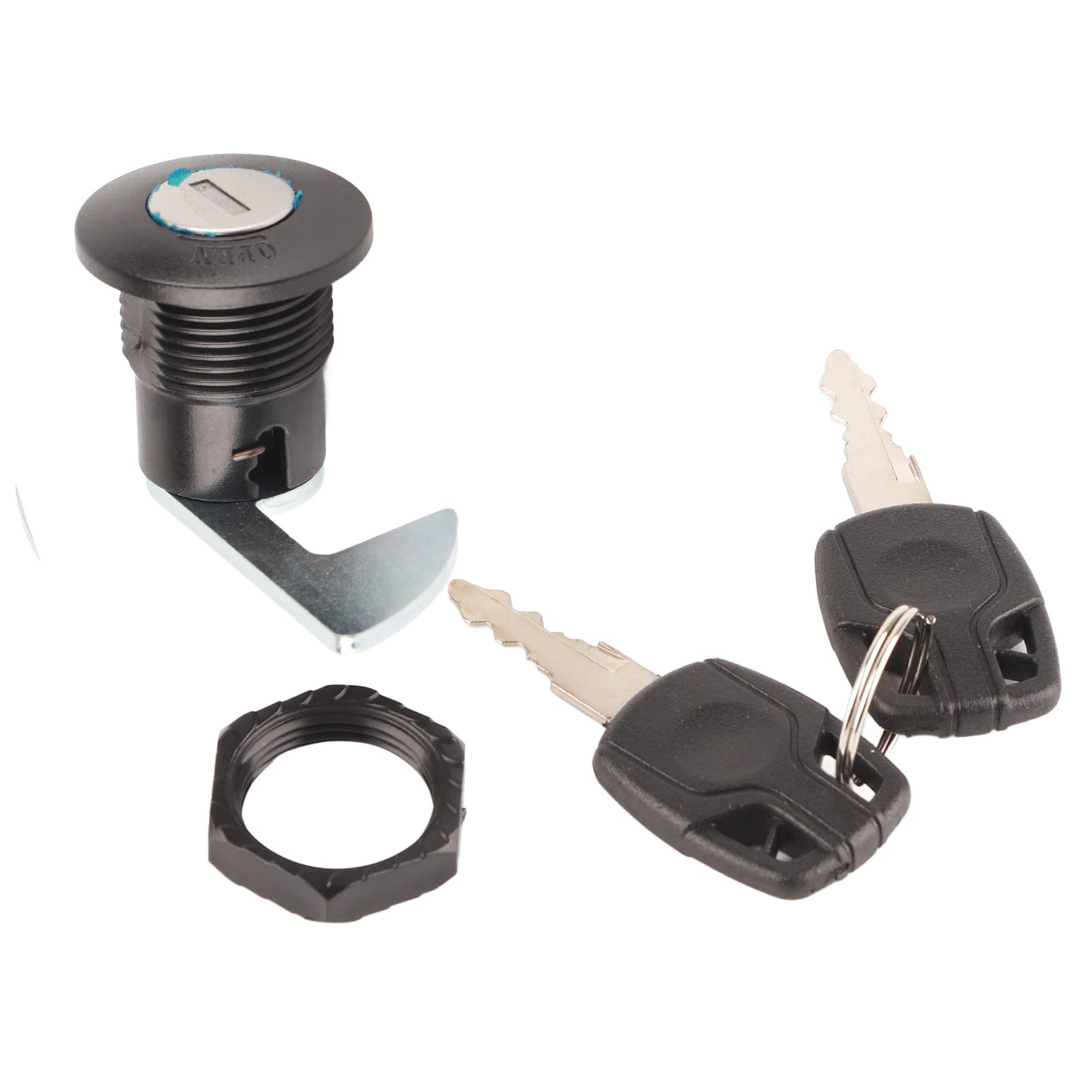 Motorrad-Heckschloss mit Heckkofferschloss, Aluminium-Kunststoff, Universell für Elektroroller, Fahrräder, Kofferraum (B kurzen Haken) von Thonlai