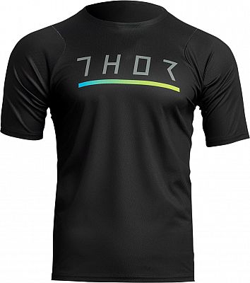 Thor Assist Caliber, Trikot kurzarm - Schwarz - XL von Thor