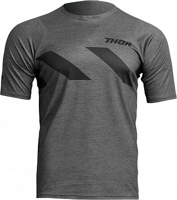 Thor Assist Hazard S22, Trikot kurzarm - Grau/Dunkelgrau - M von Thor