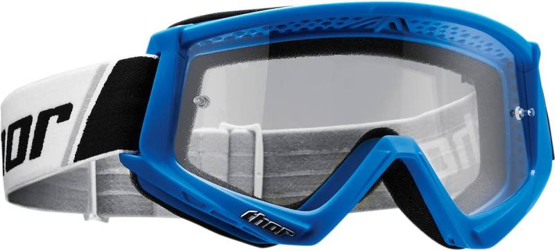 Thor Crossbrille Combat blau weiss Motocrossbrille Endurobrille MX-Brille von Thor