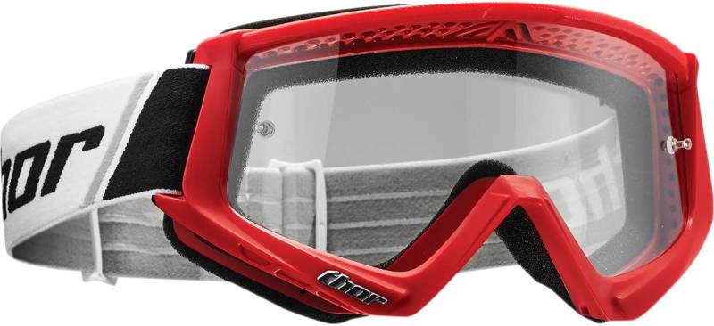 Thor Crossbrille Combat rot schwarz Motocrossbrille Endurobrille MX-Brille von Thor
