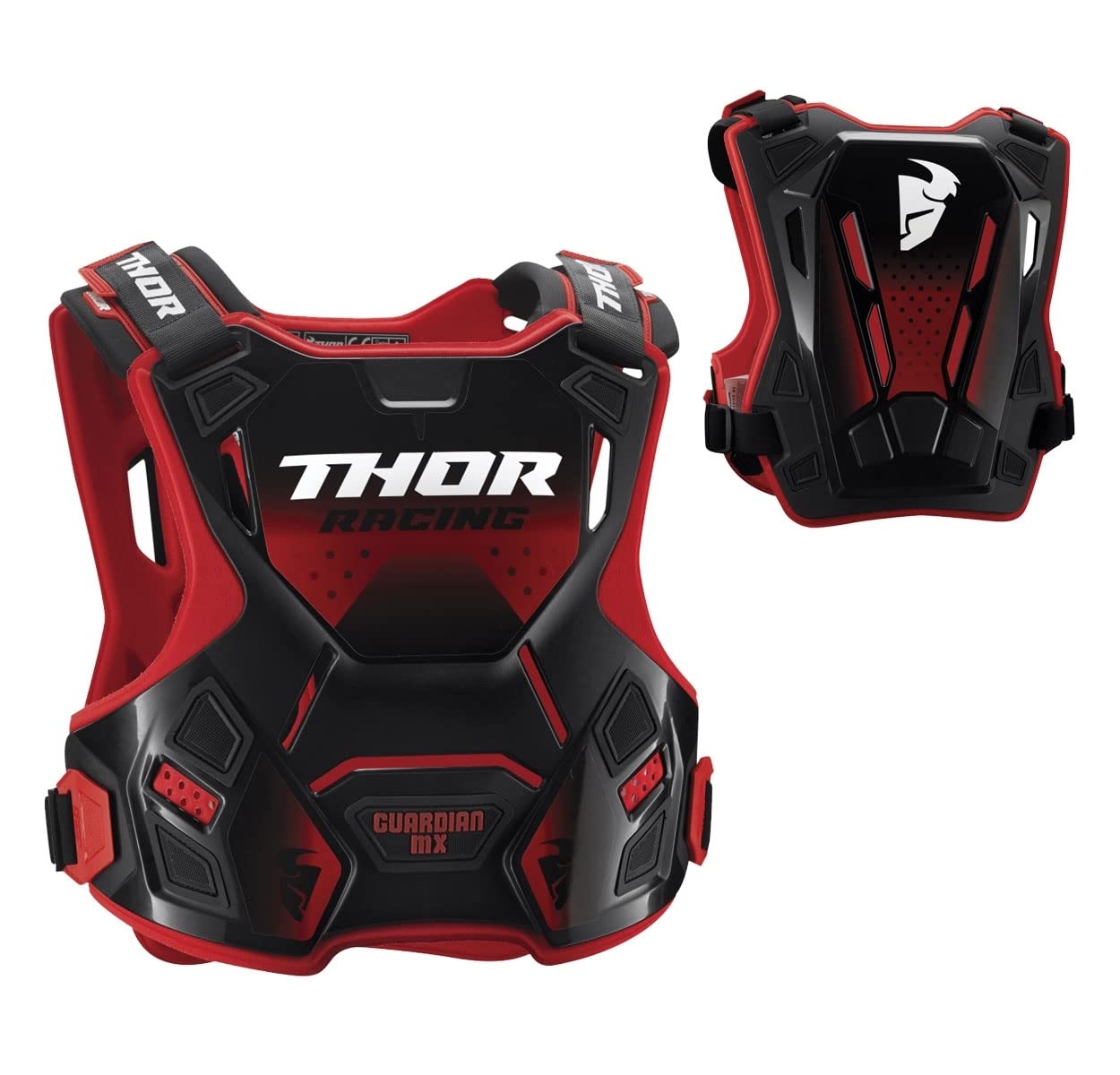 Thor Guardian MX Roost Deflector Motocross Enduro Brustpanzer rot schwarz XL-XXL von Thor