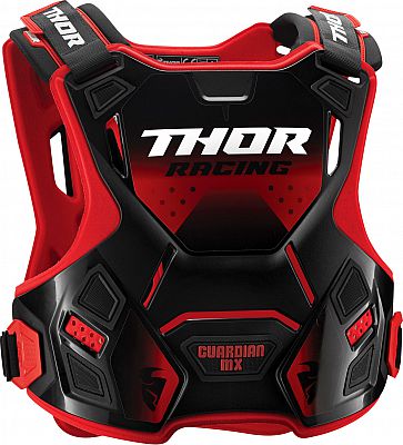 Thor Guardian MX S18, Protektorenweste Kinder - Schwarz/Rot - XXS/XS von Thor