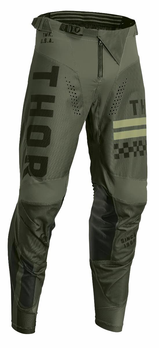 Thor MX Hose Pulse Combat Crosshose Motocross Enduro Pant schwarz grün 34 von Thor
