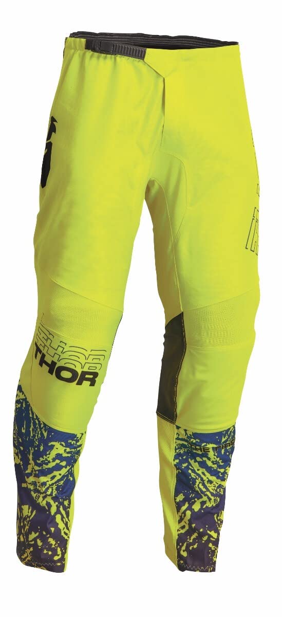 Thor MX Hose Sector Atlas Crosshose Motocross Enduro Offroad Pant neon gelb 34 von Thor