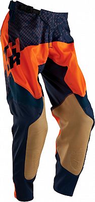 Thor Prime, Textilhose - Tach Dunkelblau/Neon-Orange - 32 von Thor