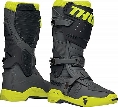 Thor Radial MX S23, Stiefel - Grau/Neon-Gelb - 11 US von Thor