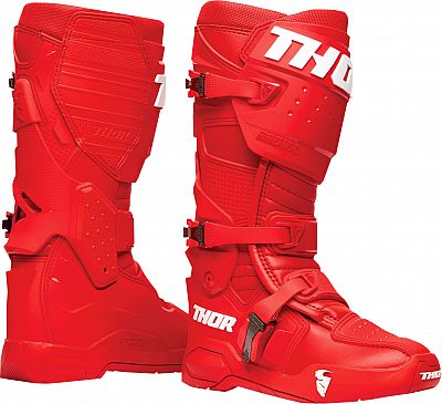 Thor Radial MX S23, Stiefel - Rot/Rot - 10 US von Thor