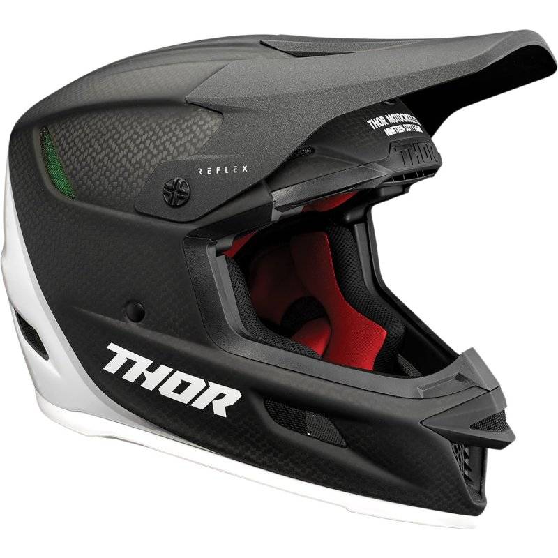 Thor Reflex Carbon Polar Mips Motocross Helm Carbon/weiss von Thor