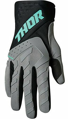 Thor Spectrum Handschuhe schwarz grau Motocross Offroad Enduro MTB Bike Quad ATV, Größe: M von Thor