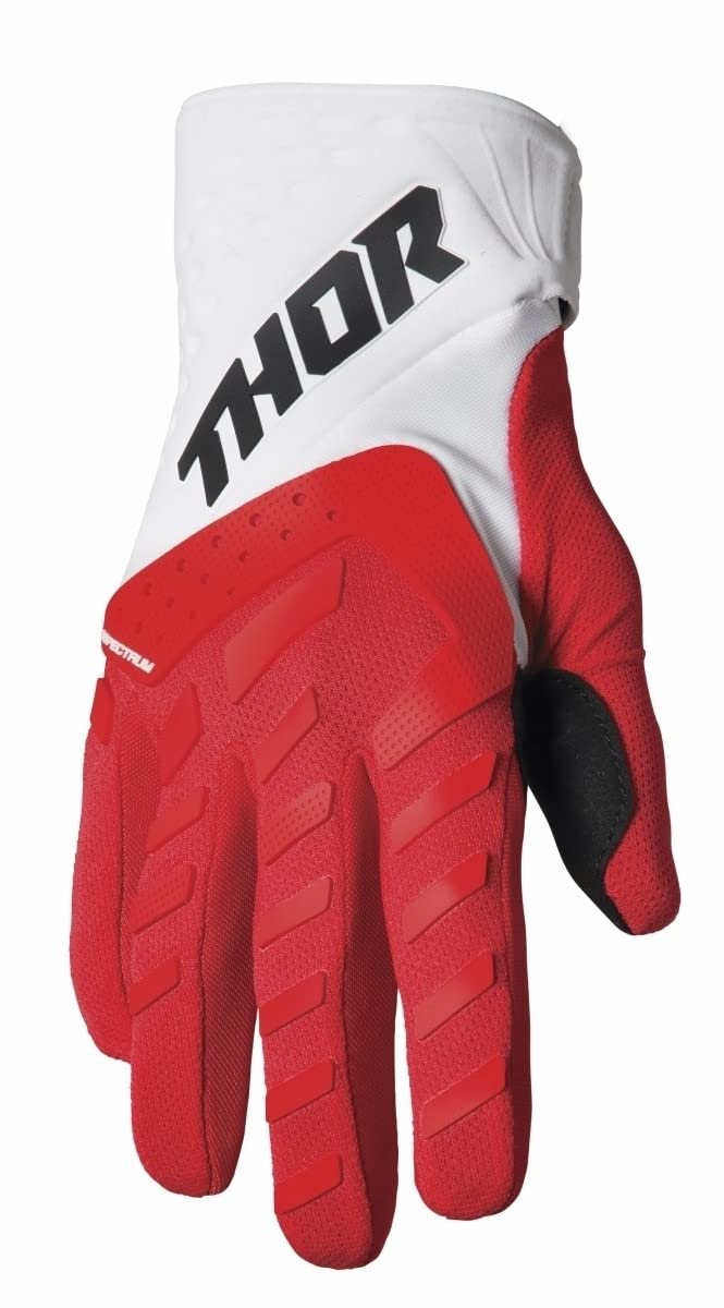 Thor Spectrum Touch Motocross Handschuhe Rot/Weiß L von Thor