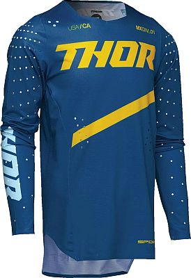 Thor Sportmode Brave, Trikot Jugend - Blau/Gelb/Hellblau - M von Thor